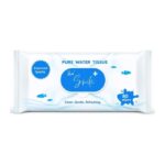 SMILEPLUS Pure Water Baby Wipes 80ct - Fragrance Free, Hypoallergenic for Newborn & Sensitive Skin - Image 5