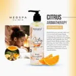 MEDSPA Citrus Massage Oil 250ml - Energizing Aromatherapy Deep Tissue Soak - Image 2