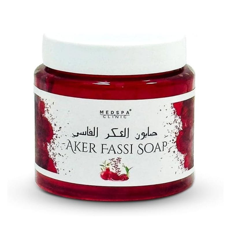 7 MEDSPA Aker Fassi Soap 500ml - Natural Hammam Cleansing & Exfoliating Body Scrub - Image 1